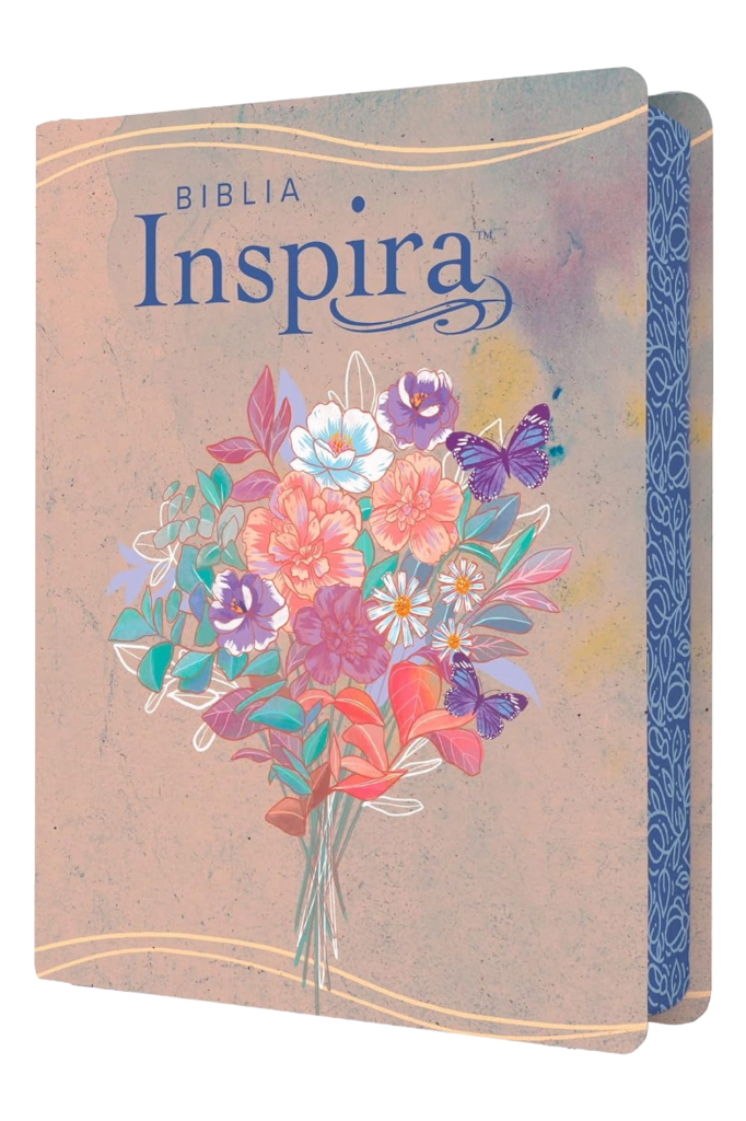 Biblia Inspira NTV (SentiPiel, Acuarela rosa): La Biblia que inspira tu creatividad