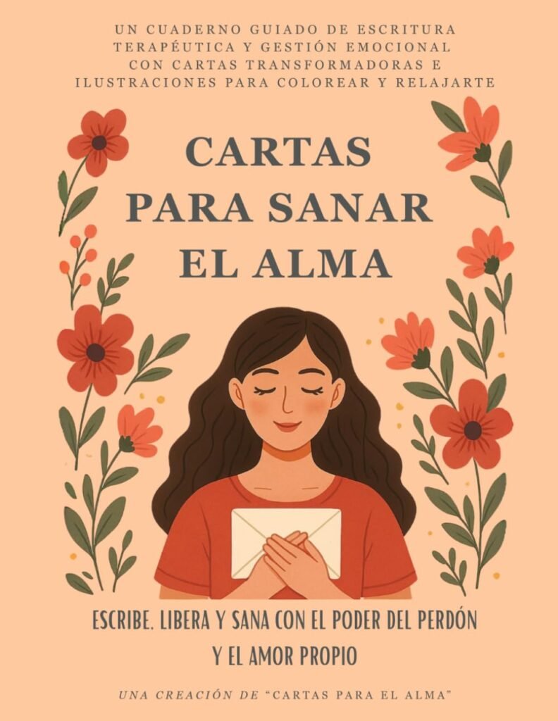 Cartas Para Sanar El Alma: Escribe, Libera y Sana con el Poder del Perdón y el Amor Propio: Un cuaderno guiado de escritura terapéutica y gestión