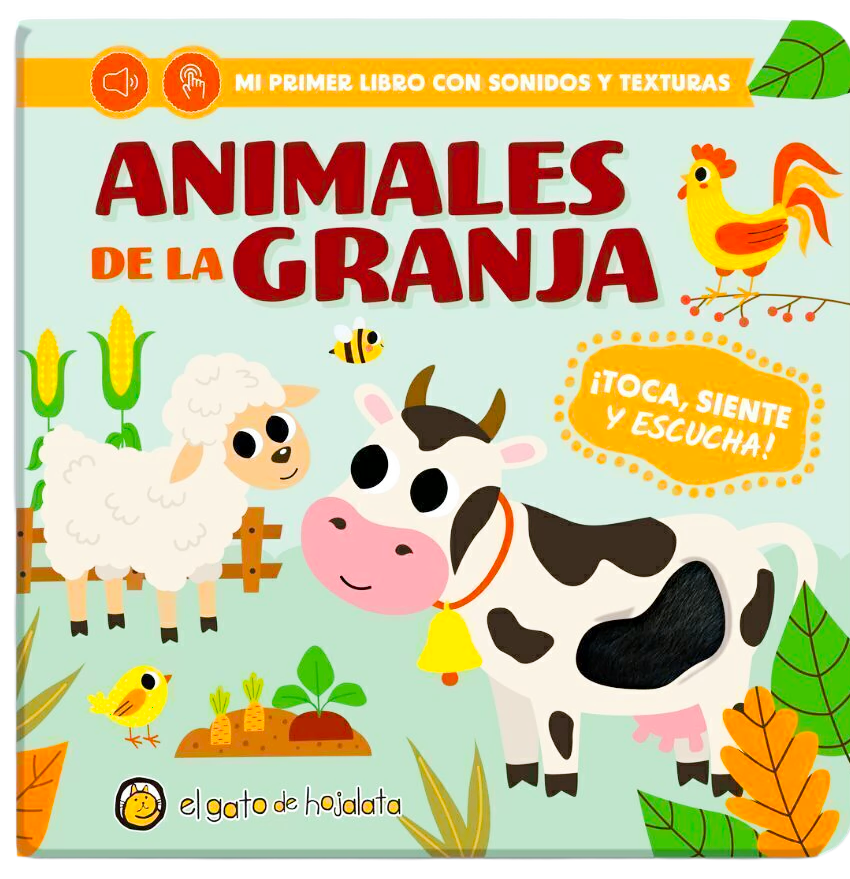 ANIMALES DE LA GRANJA – MI PRIMER LIBRO CON SONIDOS Y TEXTURAS