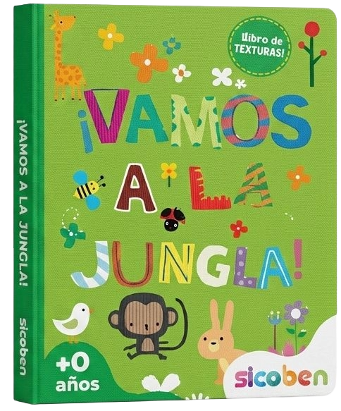 Vamos a la jungla – Libro de texturas