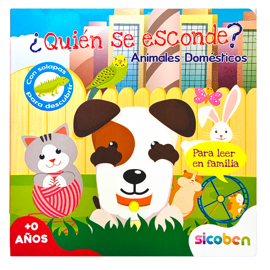 ¿QUIEN SE ESCONDE? – Libro de solapas para descubrir